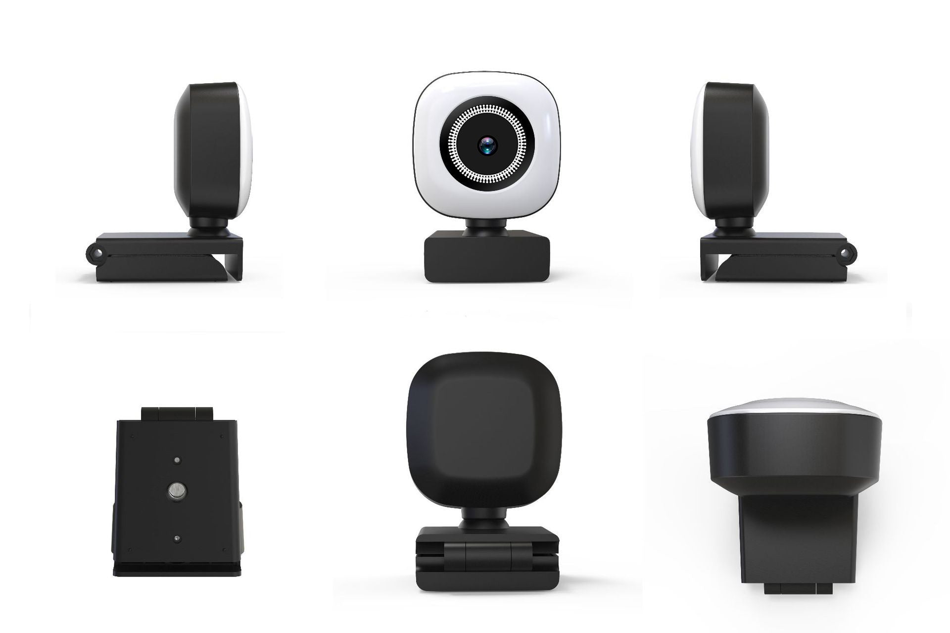 4K HD USB Webcam With Beauty Light For Live Broadcast