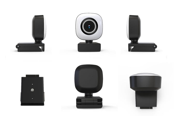 4K HD USB Webcam With Beauty Light For Live Broadcast
